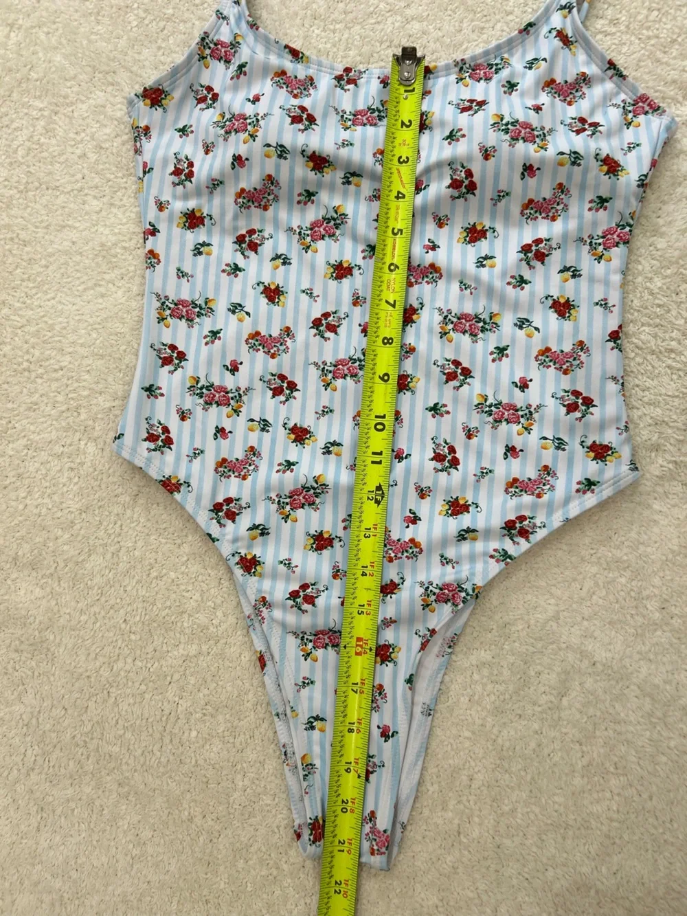 Cotton On Ditsy Floral Cheeky One Piece Swimsuit High Leg Cottagecore Size S NWT